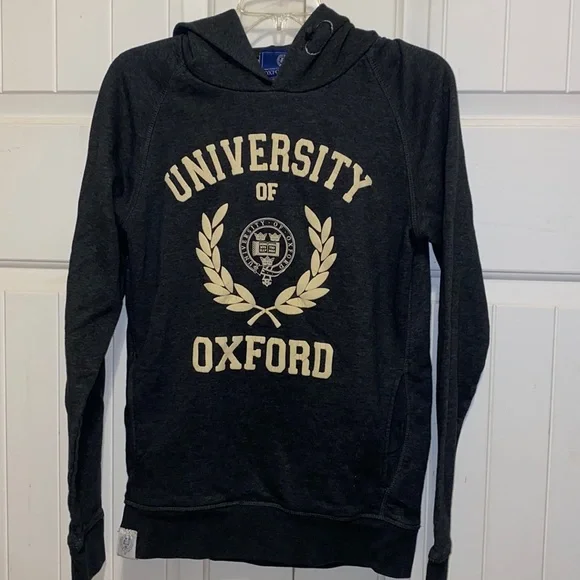 university of oxford shop Tops Dark Grey Oxford University